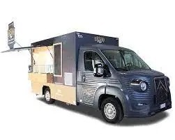 Camiones de Comida Móviles en Venta - Construcción de Fibra de Vidrio y Aluminio, Servicio de Comida Rápida y Barbacoa, Opción de Barra Móvil - Product Image 2