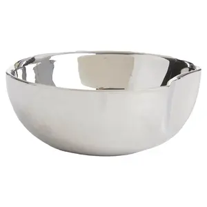 Bol en métal de décoration d'intérieur haut de gamme pour designer, bol en métal poli, décoration d'intérieur moderne de luxe, bol de présentation et de stylisme, plaqué en toute sécurité - Product Image 1