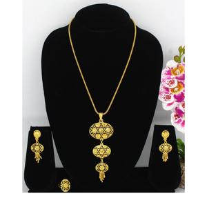 Suministros de joyería, joyería India para mujer, chapado en rodio, conjunto de joyería nupcial de Dubái para boda, venta al por mayor, pendientes de cobre de Dubái - Product Image 2