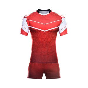 Ensemble de vêtements de sport de rugby réversibles de haute qualité Design en gros personnalisé avec impression par sublimation Options de taille Plus - Product Image 3