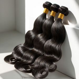 Body Wave cambodgien à double tirage Volume complet, aspect naturel 100% trame de cheveux bruts humains - Product Image 1