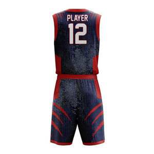 Vêtements de sport de basket-ball en polyester à sublimation au design personnalisé en vente de gros ensemble de shorts en jersey respirant avec logo imprimé propres uniformes - Product Image 3