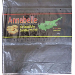 Sac en PP tissé recyclable et réutilisable du Vietnam pour les légumes, taille et couleur personnalisables - Product Image 1