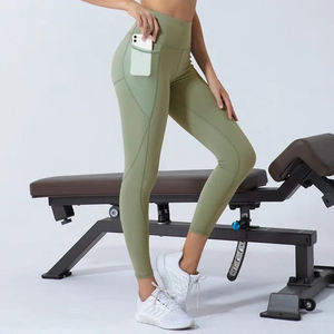 Running Workout Gym Fitness High Waist Trainer Yoga Pants Butt Lifting Sport <b>Seamless</b> <b>Legging</b> - Product Image 2