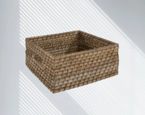 Boîte à serviettes carrée de haute qualité fabriquée à la main gris naturel élégant durable résistant à l'eau pour les meubles de cuisine - Product Image 2