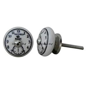 Bulk <b>Black</b> Hatfield Ross Clock Cabinet Drawer <b>Knobs</b> Dresser Kitchen <b>Door</b> Pulls Accessories Hardware Wholesale WN-10 - Product Image 2