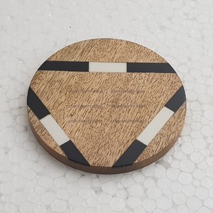Nouveau style artisanat meilleurs sous-verres pour boissons meilleurs sous-verres en bois boisson écologique meilleurs sous-verres pour verre et bougies - Product Image 3
