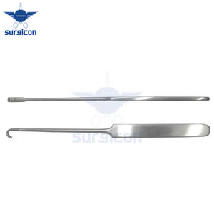 Instrumento quirúrgico veterinario Veritas, gancho de castración Snook, acero inoxidable, 20cm, mango plano, Manual, aprobado por CE ISO, 2017 - Product Image 6