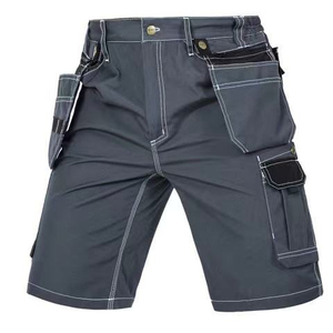 Short cargo de travail noir avec 6 poches personnalisé OEM de haute qualité pour hommes vente en gros à prix bas nouveau style - Product Image 6