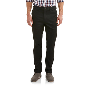 Pantalon droit pour homme à taille mi-haute, coupe confortable, en toile décontractée, respirant et à séchage rapide, service OEM personnalisé, prix raisonnables, en promotion - Product Image 5