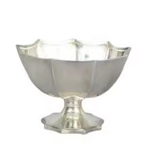 Bol de service traditionnel en métal fait à la main fantaisie dessus de table restaurant fait à la main en gros bol de service de nourriture en métal indien - Product Image 2