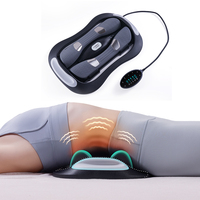 Alphay Verstellbare Elektrische Heiztraktion für Sofa, Boden und Bett zur Rückenschmerzlinderung, Rückenstrecker mit Massagepunkten