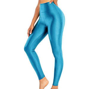 Mallas deportivas de cintura alta personalizadas para mujer, patrón sólido, ropa deportiva para entrenamiento, ropa de Yoga, vestido deportivo cargado - Product Image 1