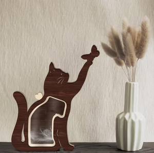 Urna Funeraria para Mascotas, Moderna, Cuadrada, Hermética, Duradera, Biodegradable y Ecológica, de Madera, para Guardar Cenizas como Recuerdo - Product Image 3