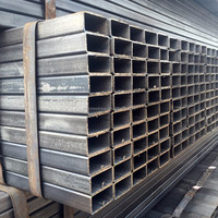 Tube carré en acier galvanisé Youfa, section creuse en acier au carbone pour structure en acier