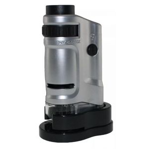 Microscopio con Zoom Iluminado con Fuente de Luz LED, Ampliación de 20x-40x, 8 cm de Alto - Product Image 1