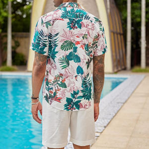 Chemises de plage à sublimation de bonne qualité Chemises de plage confortables à sublimation de qualité supérieure - Product Image 3