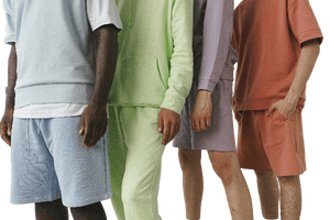 Shorts décontractés pour hommes en tissu Oxford de haute qualité, nylon/coton, bande ajustable, tendance, respirant, vêtements de détente, motif uni - Product Image 4