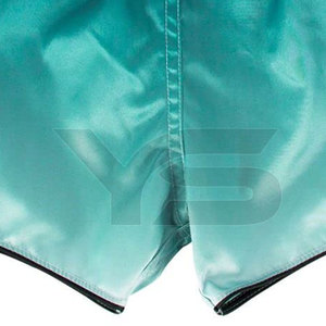 กางเกงขาสั้นมวยไทยสำหรับผู้ชายดีไซน์แบบกำหนดเองพิมพ์โลโก้ - Product Image 5