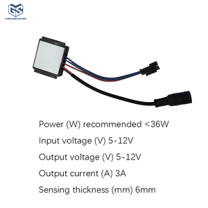 Günstiger <span class=keywords><strong>DC</strong></span> 12V 36W Stufenlos Dimmbarer Dreifarbiger LED-Schminkspiegel mit Kapazitivem Touch-Sensor-Schalter für Make-up - Product Image 4