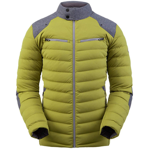 Blouson matelassé réversible pour homme, tendance et décontracté, en toile enduite, imperméable, respirant, écologique, avec logo frontal - Product Image 5