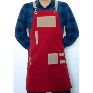 Delantal de cocina por sublimación para mujer, Barista delantal de plástico, delantal impermeable con logotipo personalizado para salón de cocina - Product Image 4