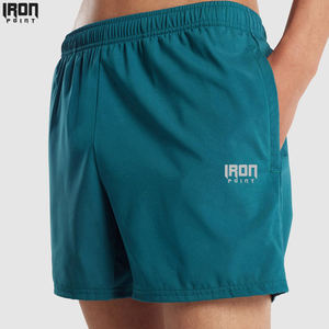 กางเกงขาสั้นออกกำลังกายสำหรับผู้ชายกางเกงขาสั้นผ้าเทอร์รี่มีโลโก้และลายกลางเอวสไตล์ลำลอง - Product Image 6