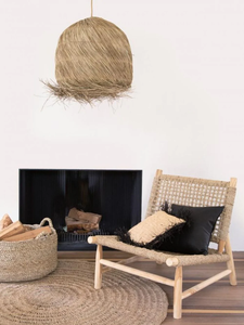 Meilleure nouvelle collection jonc de mer rotin raphia plafonnier en bois abat-jour cadre vente en gros bon prix restaurant hôtel décor - Product Image 4