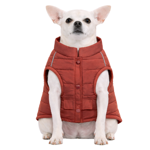 Water Resistant <b>Dog</b> Jacket Warm Padded Winter Vest Stylish Outdoor Pet Coat With Durable Fabric And Easy Snap Closure - Product Image 1