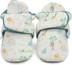 Chaussons en molleton pour bébé Chaussons chauds pour nouveau-né Bottes d'hiver confortables Chaussons chaussons pour lit de bébé avec fond antidérapant - Product Image 3