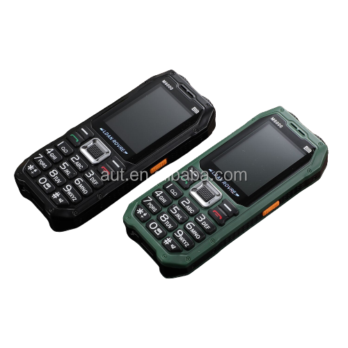 2.4 Inch Quad Sim Big Speaker Torch Function Rugged Mobile Phone M6000