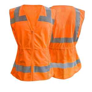 Gilet de sécurité personnalisable Glory Vêtements de sécurité réfléchissants respirants pour la chaussée avec logo personnalisé - Product Image 2