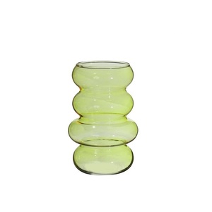 Pop Art Gardenia Color Naranja Floreros de Cristal para Bodas y Fiestas Decoración Con los Tamaños de 25x17 Cm - Product Image 4