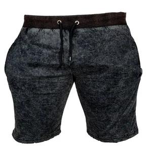 New Arrival Men's Acid Wash Shorts 100% Cotton <b>French</b> Terry Fleece Customizable Sun Faded High Street <b>Vintage</b> Mesh Shorts - Product Image 1