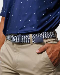 Perfect Fit Subtle Style Golf <b>Belt</b> With Logo Metal Pin Buckle Durable Golf <b>Belts</b> <b>Men</b> Stretch <b>Woven</b> Fabrication Made in Vietnam - Product Image 4