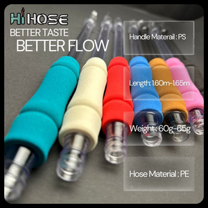 2024 Elite Premium Quality Manguera desechable para cachimba con agarre de espuma y acabado de espejo Ultimate Hookah Experience - Product Image 1