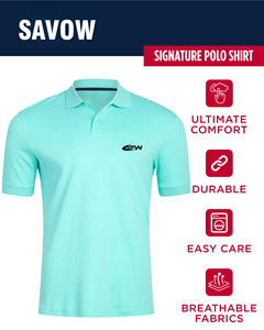 Vente en gros OEM Polo à manches courtes pour hommes Tissu mélangé coton/poly de qualité supérieure avec poignets boutonnés et col côtelé - Product Image 3