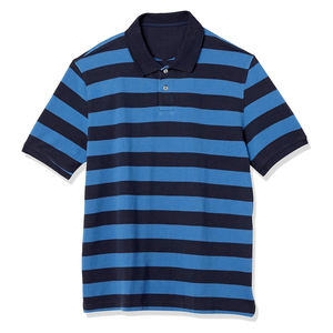 Polo de piqué de algodón de corte regular para hombre, diseño personalizado, estampado de letras lavadas, polos de talla grande para hombre - Product Image 1