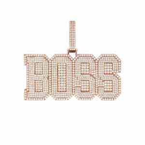 Colgante de Cristal con Corte VVS1 de 42 Quilates, Engaste de Garra, Plata de Ley 925 Chapada en Oro, Estilo Hip Hop, Unisex, Regalo para Fiestas - Product Image 2