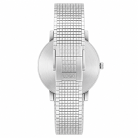 Montre pour femme OEM de haute qualité, design simple, boîtier en acier inoxydable 316L, design blanc, mouvement à quartz japonais, marque personnalisable, 196