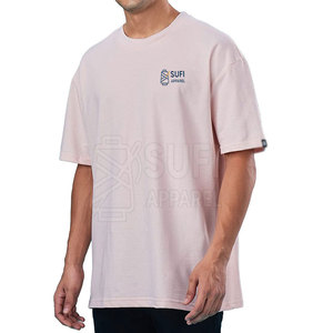 T-shirts pour hommes haute performance, surdimensionnés, 100% coton, tricotés, séchage rapide, respirants, écologiques - Product Image 2