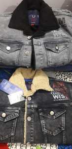 Chaqueta de mezclilla lavada Vintage azul oscuro para hombre, ropa de abrigo informal gótica de un solo pecho, bolsillos de utilidad funcional, decoración de botones - Product Image 3