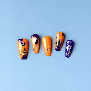 ShineB – autocollants professionnels de décoration d'ongles, de haute qualité, avec halloween, hologramme, citrouille, araignée, crâne de Zombie - Product Image 4