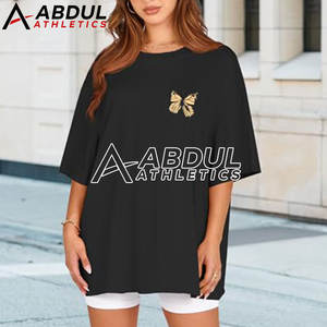 Camiseta Holgada Informal para Mujer, Top de Algodón de Corte Holgado, Ropa de Calle Cómoda para Verano, Camiseta Holgada para Mujer - Product Image 4