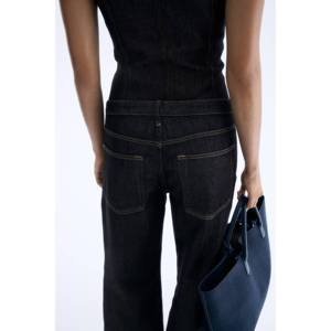 Pantalones Vaqueros Suaves como Plumas, de Pierna Ancha, Estilo Boyfriend, Talla XL, Transpirables, Ajustados, Estilo Urbano - Product Image 1