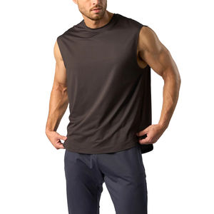 Camisetas Deportivas de Tirantes para Hombre, Talla Grande, Transpirables, 100% Algodón, para Entrenamiento, Sin Mangas, para Fisicoculturismo y Fitness - Product Image 5