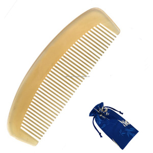 Peigne en corne de buffle élégant pour cheveux Peigne en corne Extension de cheveux Couleur pleine corne naturelle pour cheveux avec la meilleure qualité par RF Crafts - Product Image 5