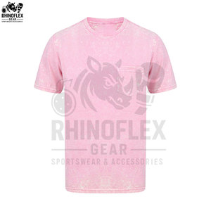 เสื้อยืดดีไซน์เฉพาะตัว ล้างสีแบบแอซิด ผู้ชาย ผ้าฝ้าย ทรงปกติ สั่งทำพิเศษ คุณภาพสูง แฟชั่นใหม่ ระบายอากาศได้ดี RHINOFLEX GEAR - Product Image 5