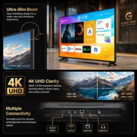 Téléviseur intelligent 4K Ultra HD série 55 65 75 85 pouces, panneau d'origine BOE/CSOT, sans cadre, écran commercial Android
