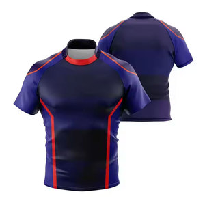 Nouveau maillot de rugby personnalisé tissu respirant grande taille 100% polyester vêtements de sport de haute qualité unisexe joueurs de rugby chemise athlétique - Product Image 6